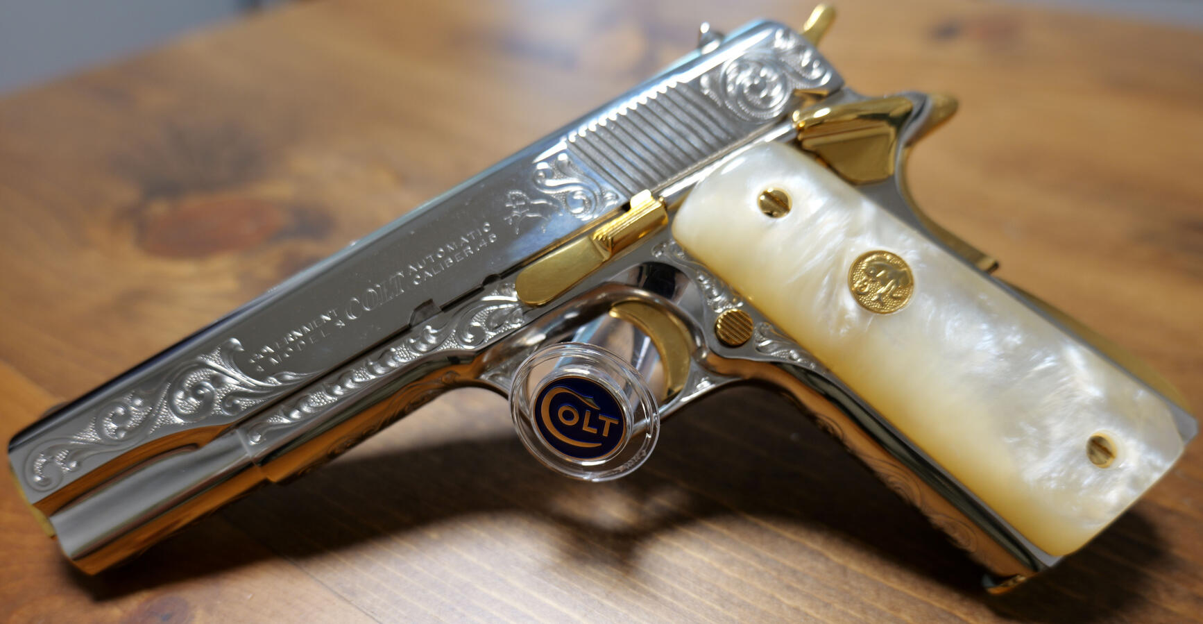 1965 Colt 45 Acp Hand Engraved